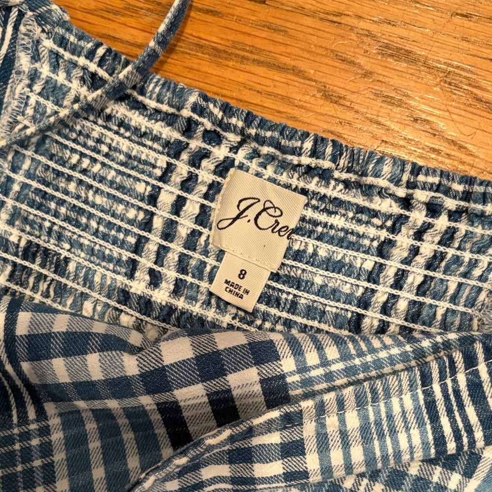 J. Crew Indigo Patchwork Dress - image 4